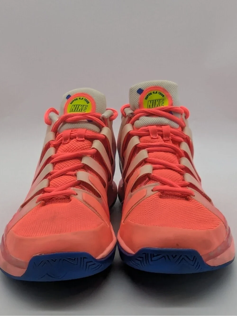 Nike Court Zoom Vapor Tour Hot Punch Pink Tennis Shoes Men's Size 11 FB2664-600